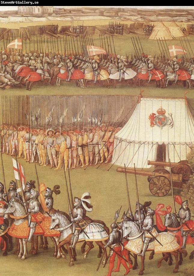 unknow artist Cavalry and pikemen assembled at Therouanne in 1513 for the meeting between Henry VIII and the Emperor Maximilian I